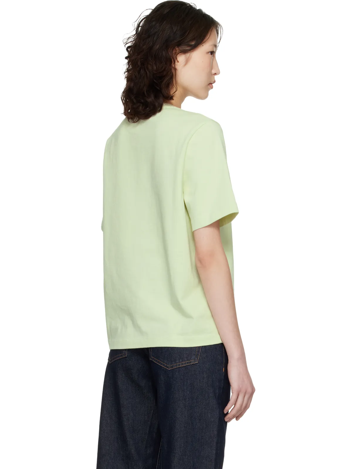 Maison Kitsuné 'Maison Kitsune' Handwriting コンフォート Tシャツ - 画像3