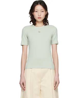 Maison Kitsuné ベビーフォックス リブ フィット Tシャツ - サムネイル1