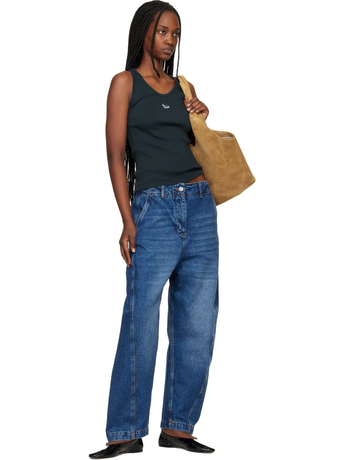 Maison Kitsuné ベビーフォックス リブタンクトップ - 画像4