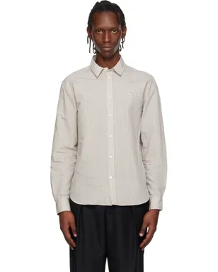 Maison Kitsuné 'Maison Kitsuné' Handwriting カジュアル シャツ - サムネイル1