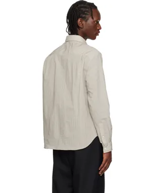 Maison Kitsuné 'Maison Kitsuné' Handwriting カジュアル シャツ - サムネイル3