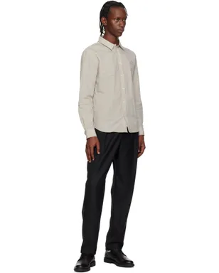 Maison Kitsuné 'Maison Kitsuné' Handwriting カジュアル シャツ - サムネイル4