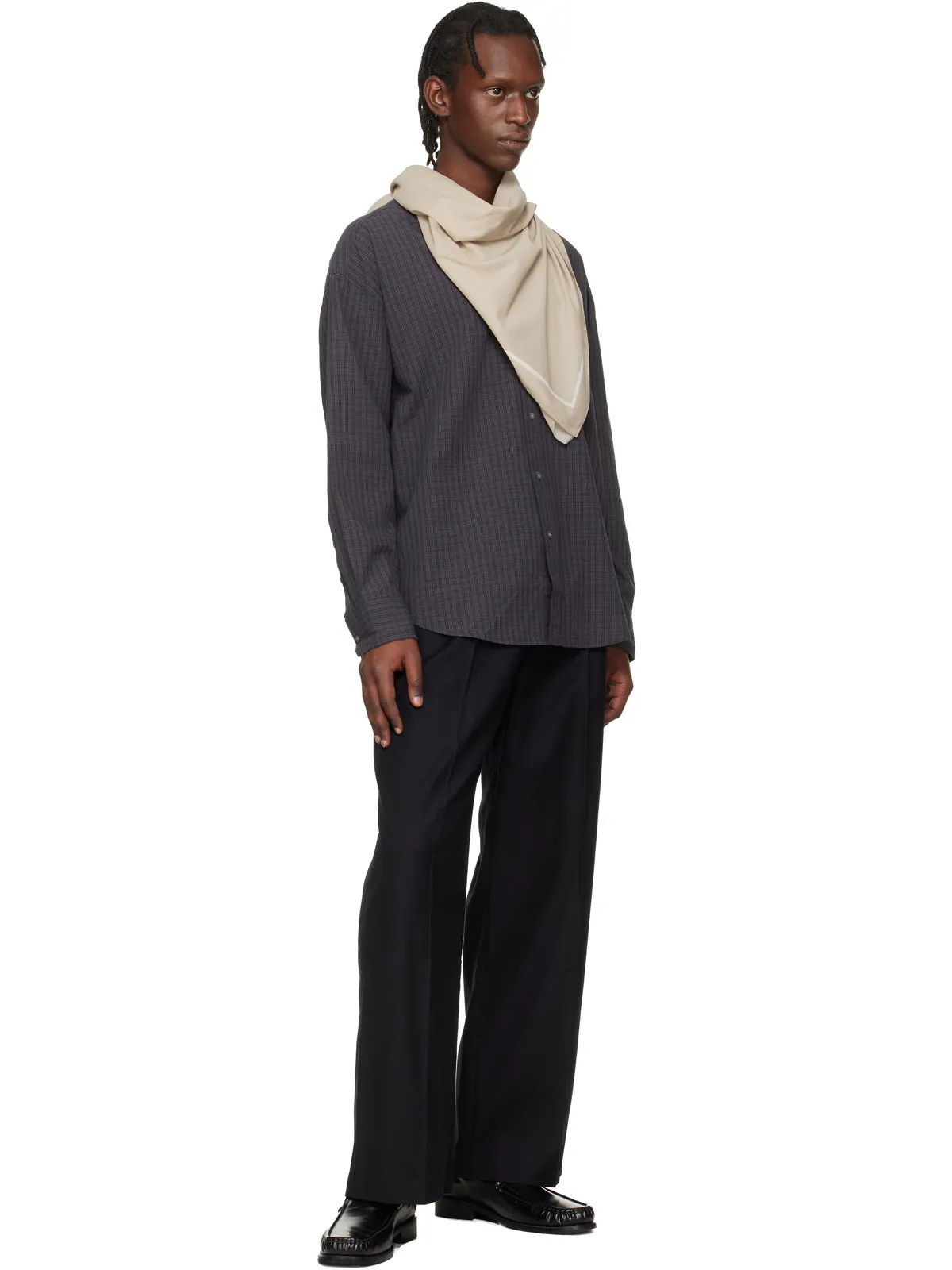 Maison Kitsuné Poetic Script スカーフ - 画像2