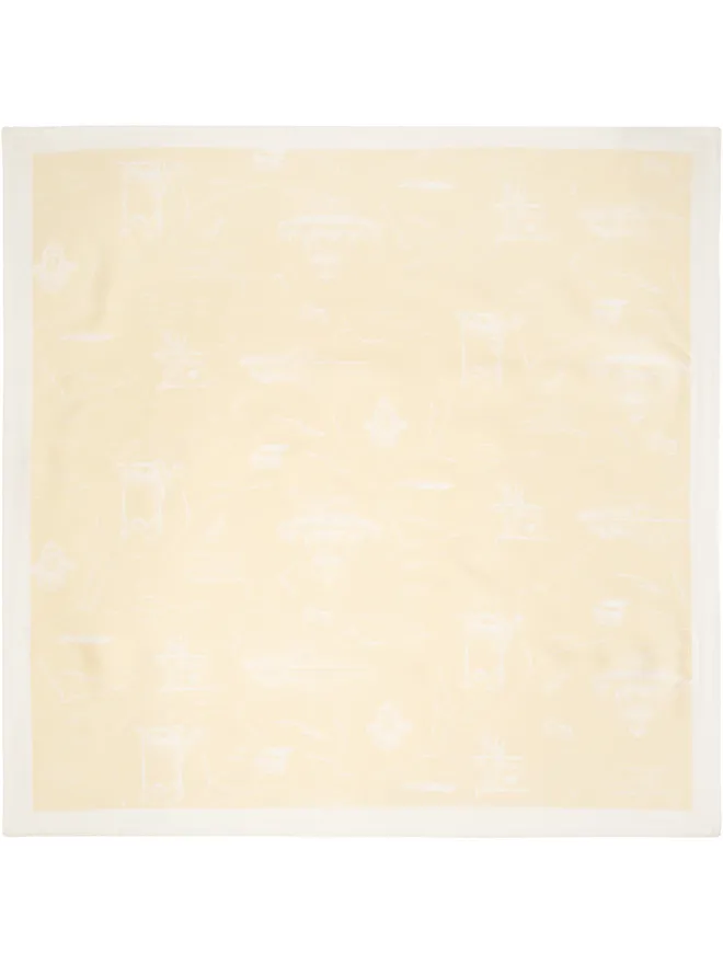 Maison Kitsuné Maison Kitsuné Parisian Map シルク スカーフの商品画像