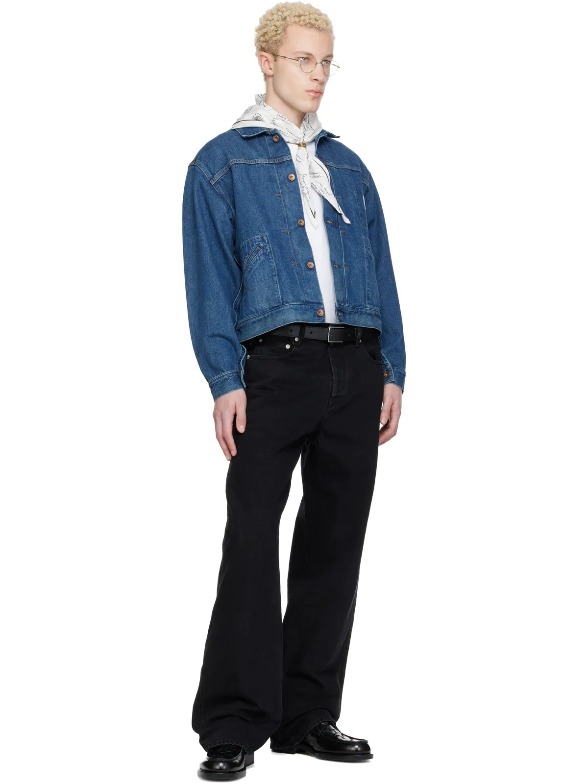 Maison Kitsuné KUROエディション Selvedge Voyage デニムジャケット - 画像5