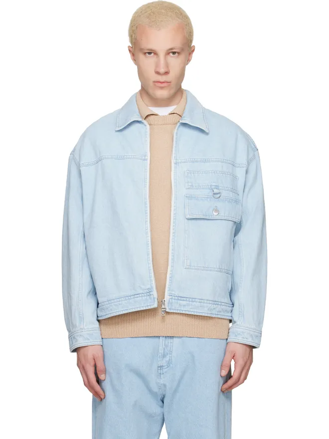Maison Kitsuné Maison Kitsuné ジップ デニムジャケットの商品画像