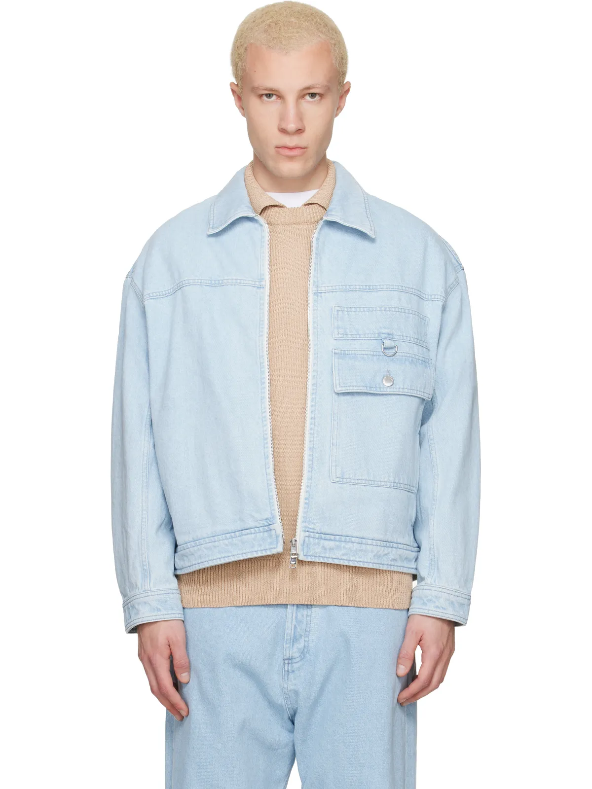 Maison Kitsuné ジップ デニムジャケット - 画像1