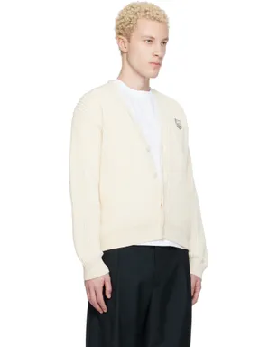 Maison Kitsuné フォックスヘッド コットンリブ カーディガン - サムネイル2