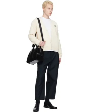 Maison Kitsuné フォックスヘッド コットンリブ カーディガン - サムネイル4