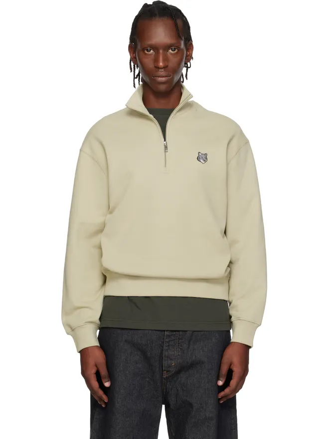 Maison Kitsuné Maison Kitsuné フォックスヘッド コンフォート ハーフジップ スウェットシャツの商品画像