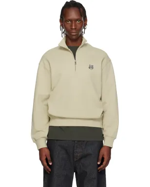 Maison Kitsuné フォックスヘッド コンフォート ハーフジップ スウェットシャツ - サムネイル1