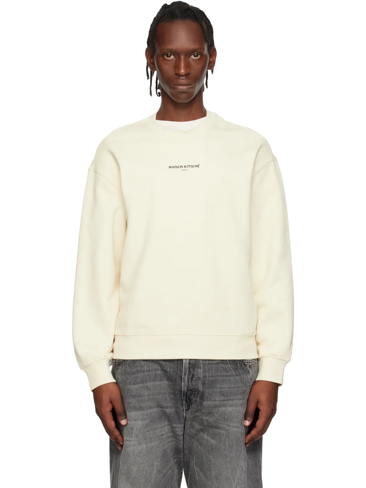 Maison Kitsuné 'Maison Kitsuné Paris' コンフォート スウェットシャツ - 画像1