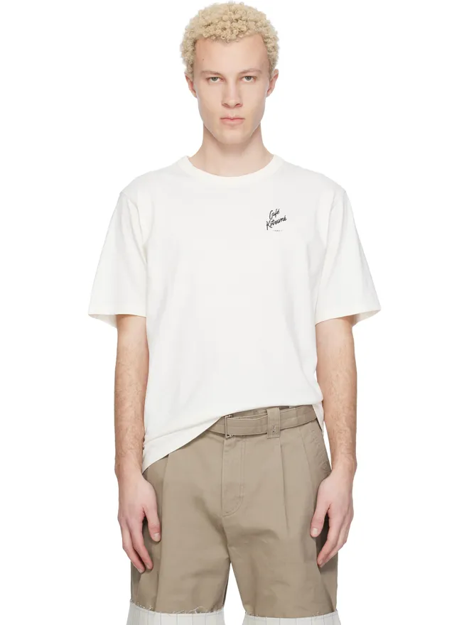 Maison Kitsuné Maison Kitsuné 'Café Kitsuné' Relax Tシャツの商品画像