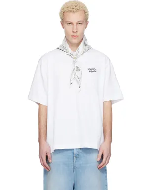 Maison Kitsuné 'Maison Kitsuné' Handwriting オーバーサイズ Tシャツ - サムネイル1