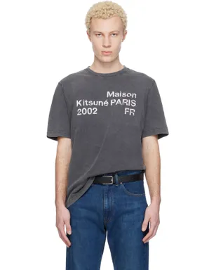 Maison Kitsuné 'Maison Kitsuné 2002' Faded コンフォート Tシャツ - サムネイル1