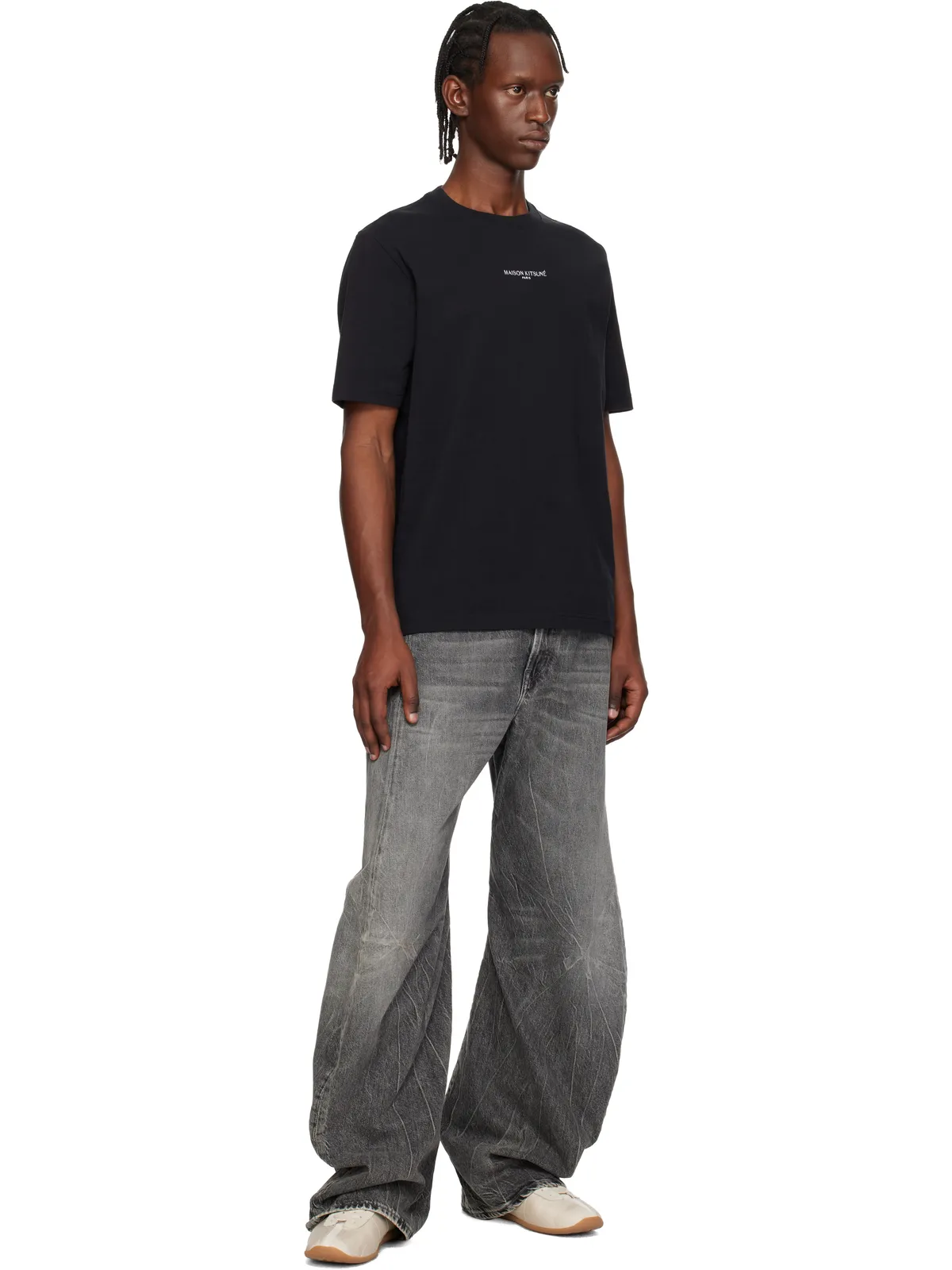 Maison Kitsuné 'Maison Kitsuné Paris' コンフォート Tシャツ - 画像4
