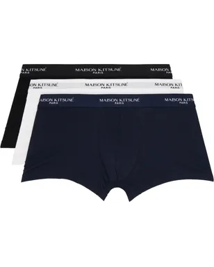 Maison Kitsuné Maison Kitsune Paris ボクサーブリーフ 3枚セット - サムネイル1