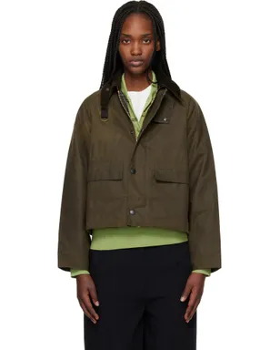 Barbour Spey Slim Waxed ジャケット - サムネイル1