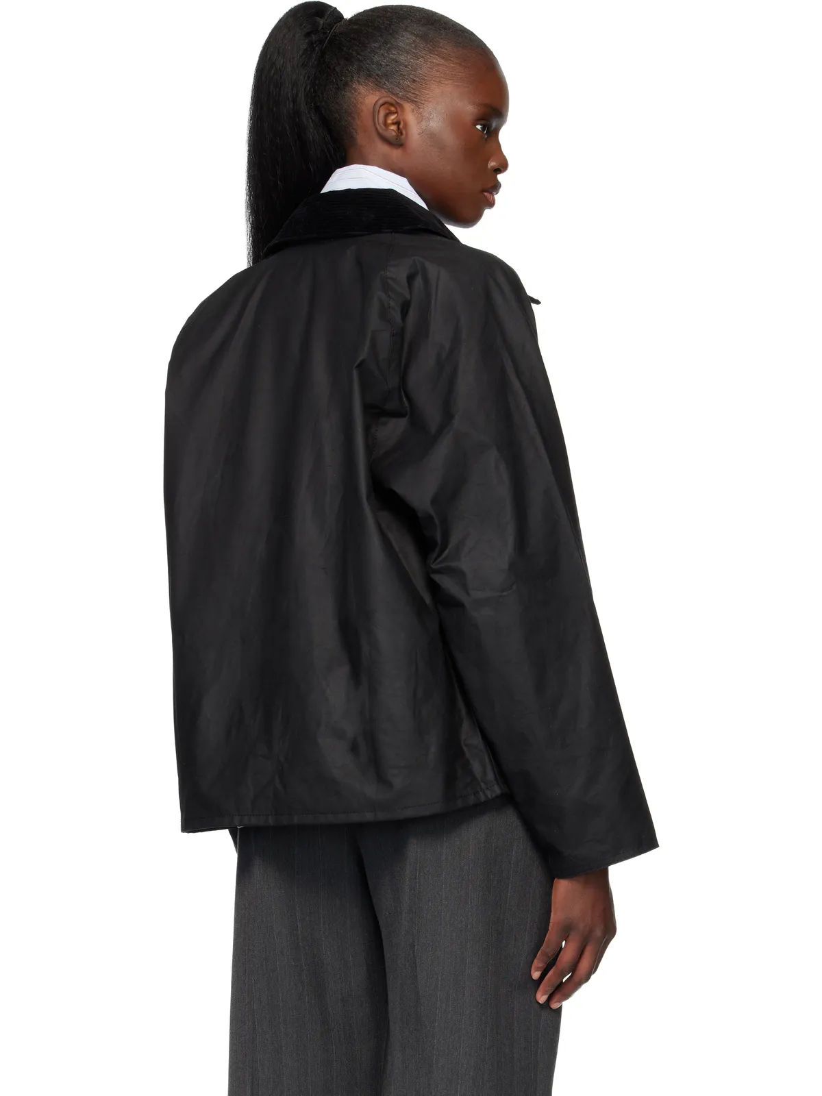 Barbour Transport ワックス ジャケット - 画像3
