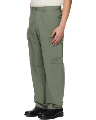 Barbour カーキ Spey Poplin Relaxed カーゴパンツ - サムネイル4