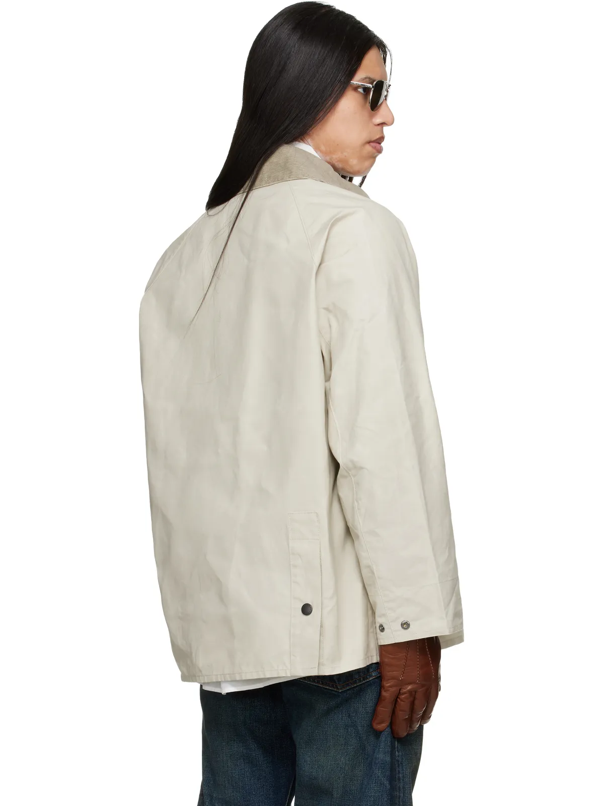 Barbour Oversized Bedale Casual ジャケット - 画像3