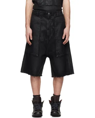 DET BLEV SENT Fatigue ワックス ショートパンツ - サムネイル1