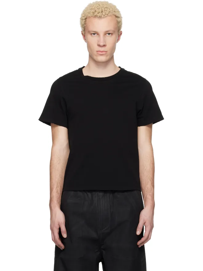DET BLEV SENT DET BLEV SENT クロップド Tシャツの商品画像