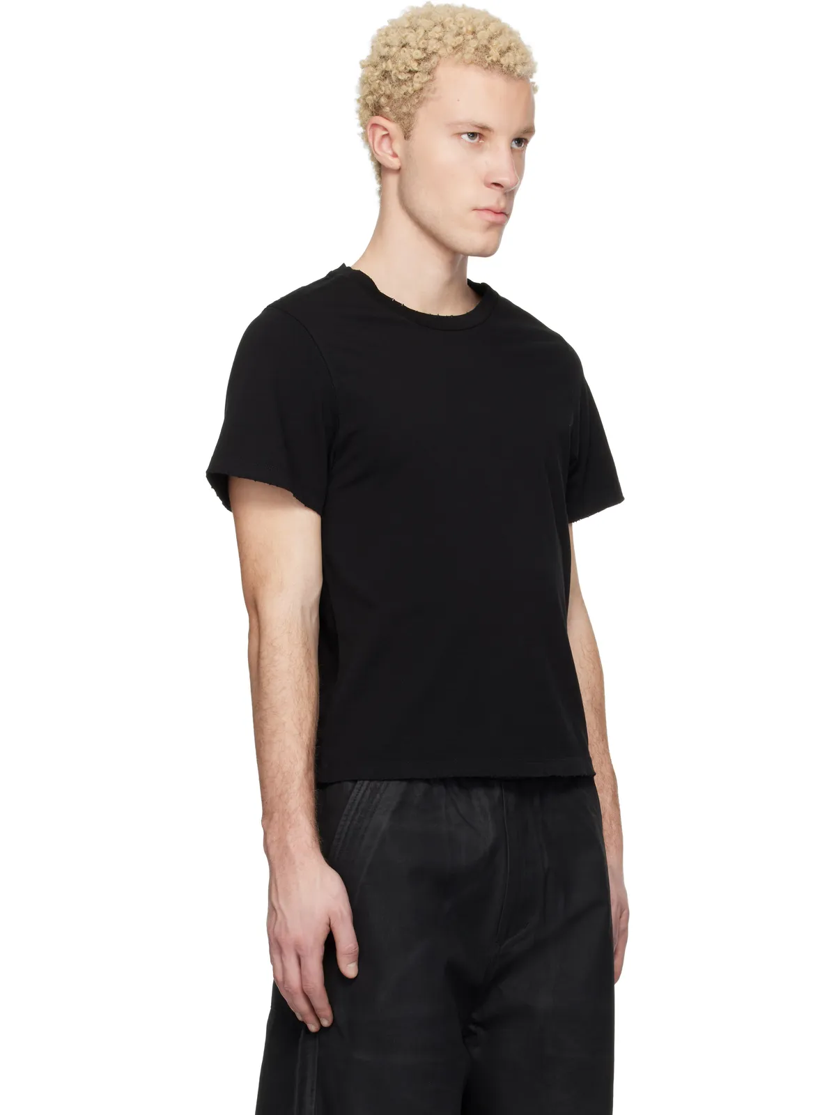 DET BLEV SENT クロップド Tシャツ - 画像2