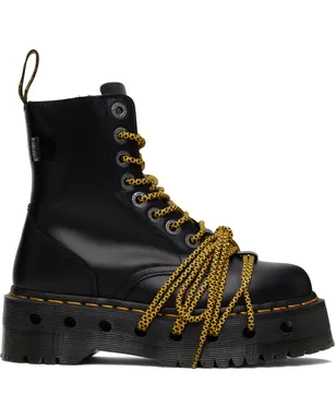 Dr. Martens Jadon XL レザー プラットフォーム ブーツ - サムネイル1