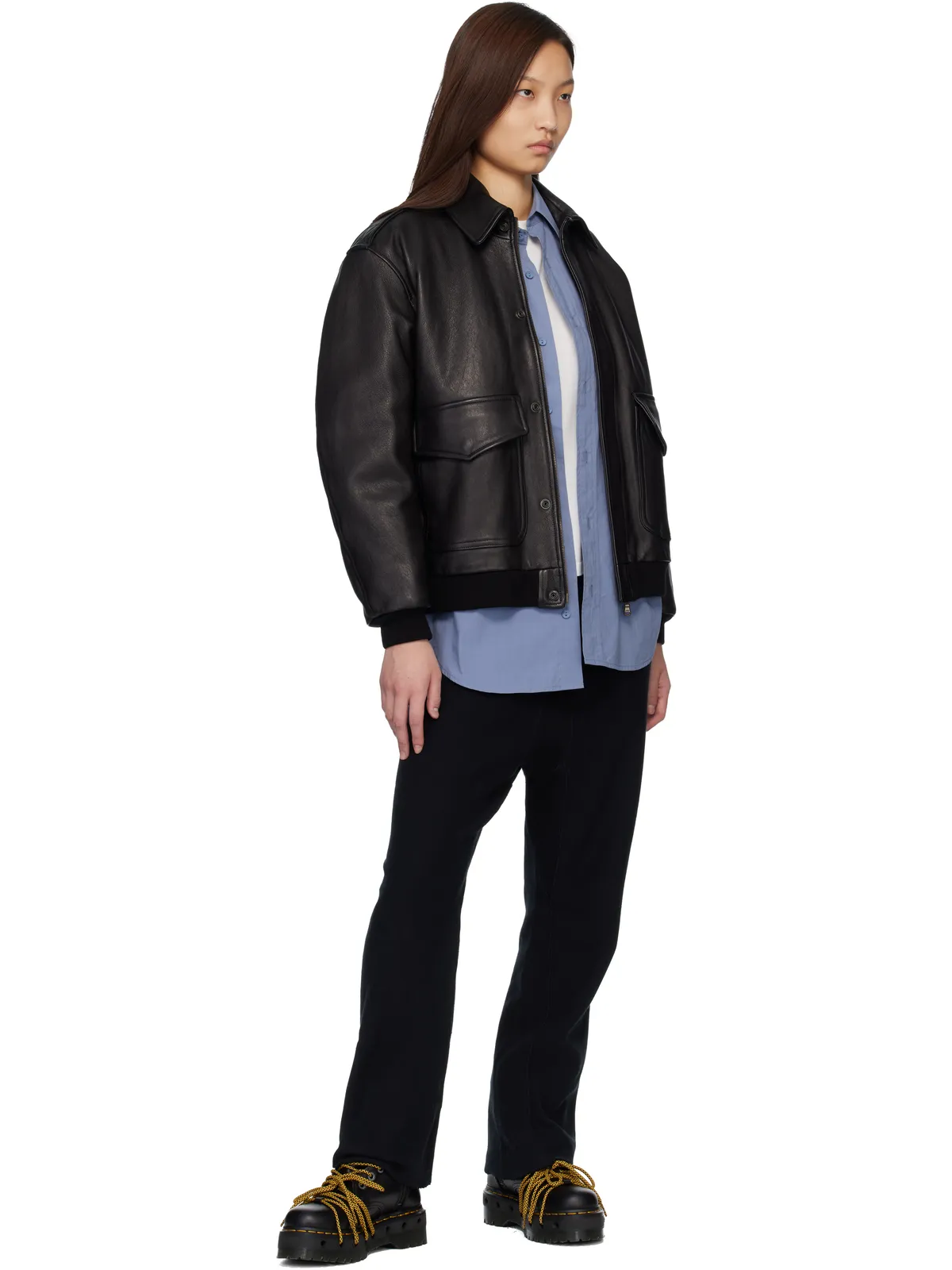 Dr. Martens Jadon XL レザー プラットフォーム ブーツ - 画像5