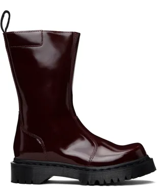 Dr. Martens Rejena Laquered レザー ブーツ - サムネイル1