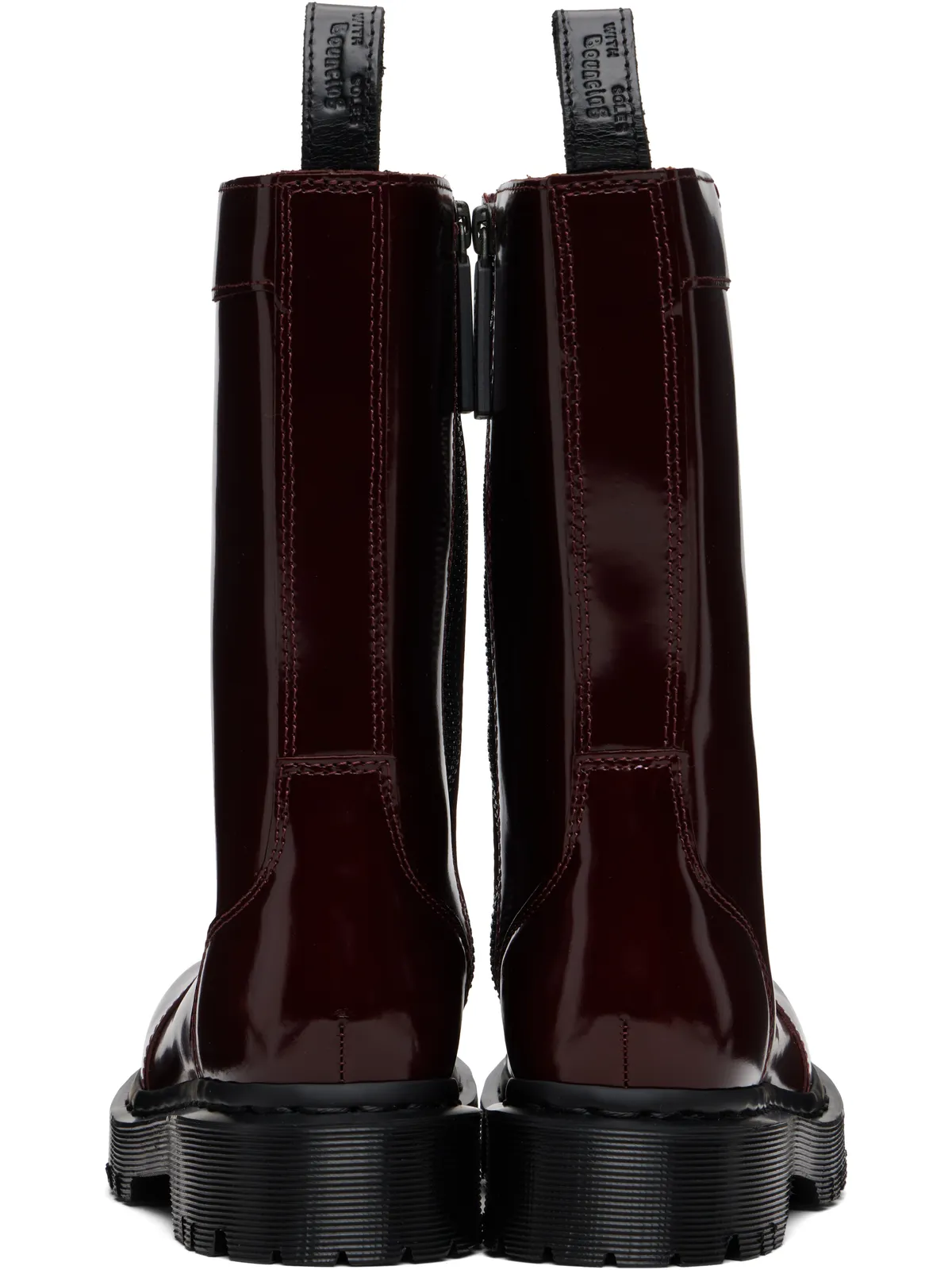 Dr. Martens Rejena Laquered レザー ブーツ - 画像2