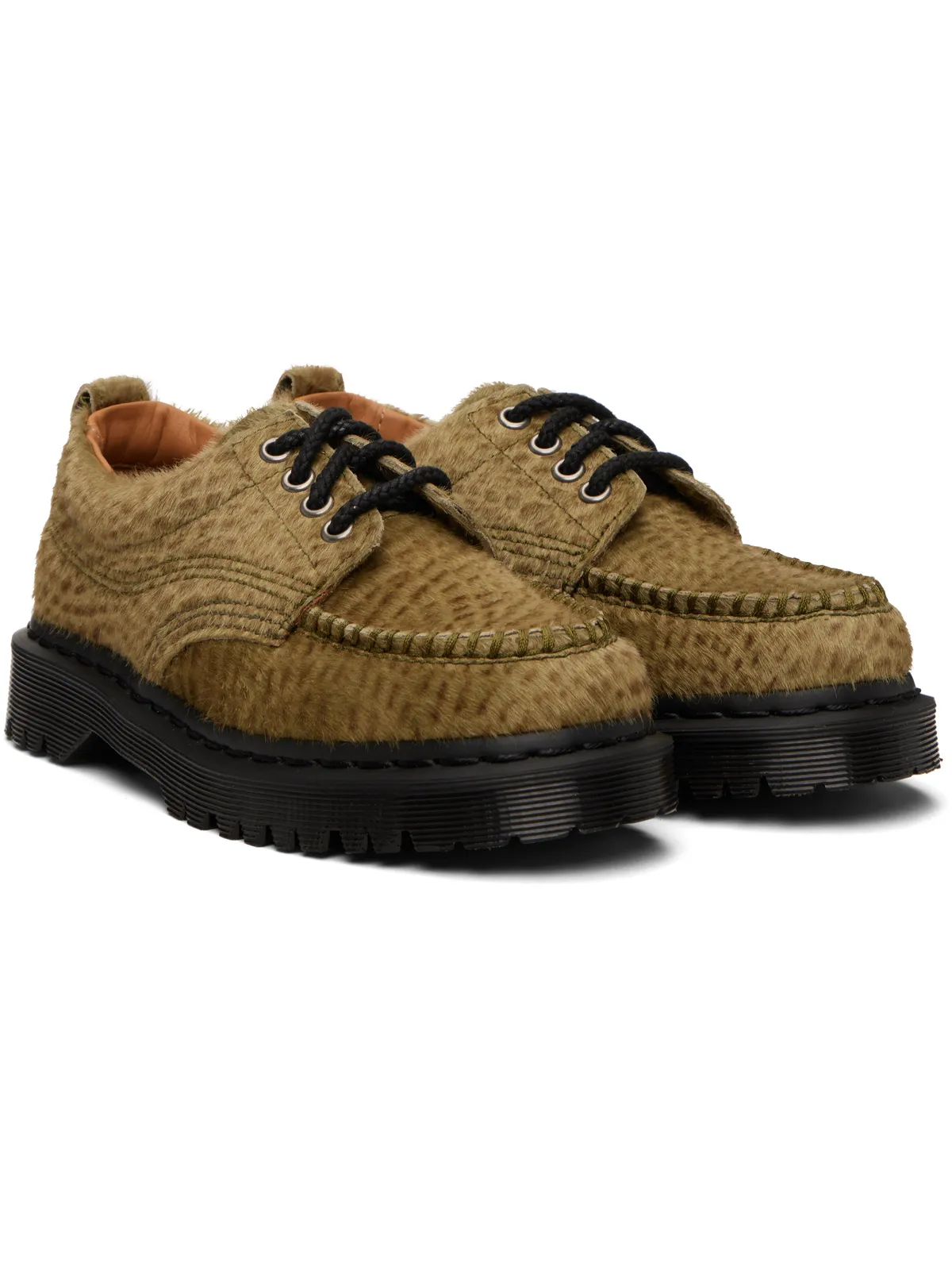 Dr. Martens Lowell ヘアオンレザー モックトゥ ダービー - 画像4