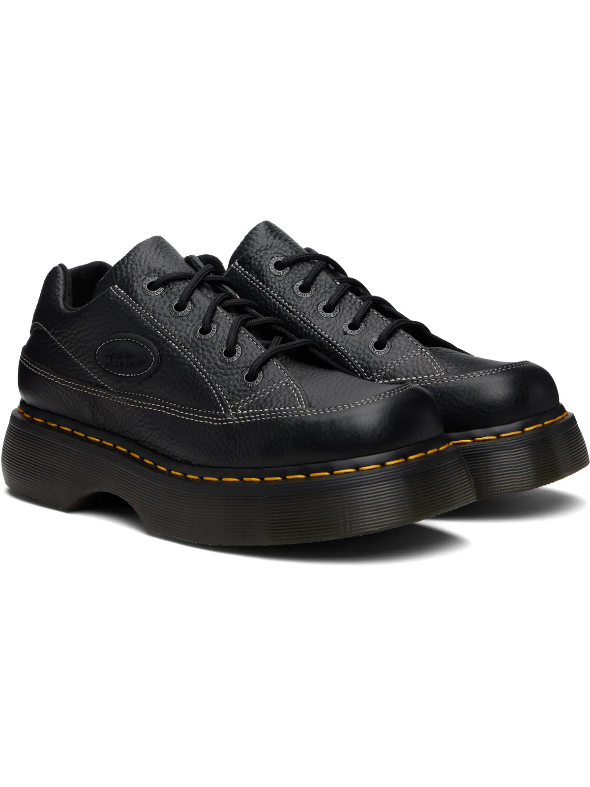Dr. Martens Buzz 5-Eye Milled ナッパレザー ダービー - 画像4