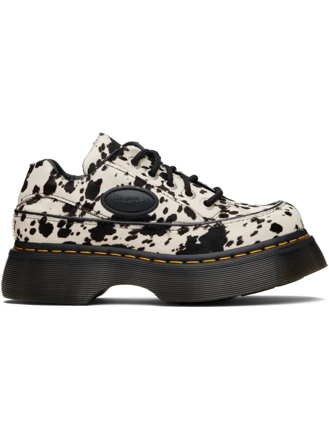 Dr. Martens Dr. Martens Buzz 5-Eye Dalmatian Hair On Leather ダービーの商品画像