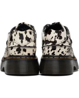 Dr. Martens Buzz 5-Eye Dalmatian Hair On Leather ダービー - サムネイル2