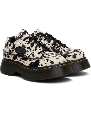 Dr. Martens Buzz 5-Eye Dalmatian Hair On Leather ダービー - サムネイル4
