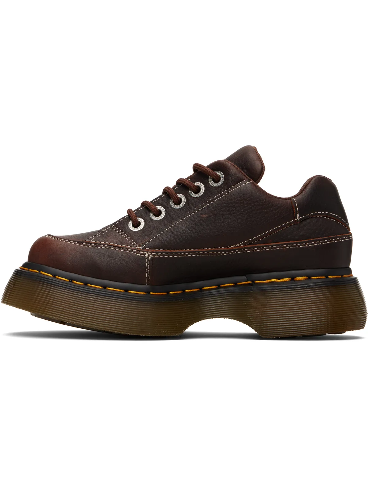 Dr. Martens Buzz 5-Eye Grizzly レザー ダービー - 画像3