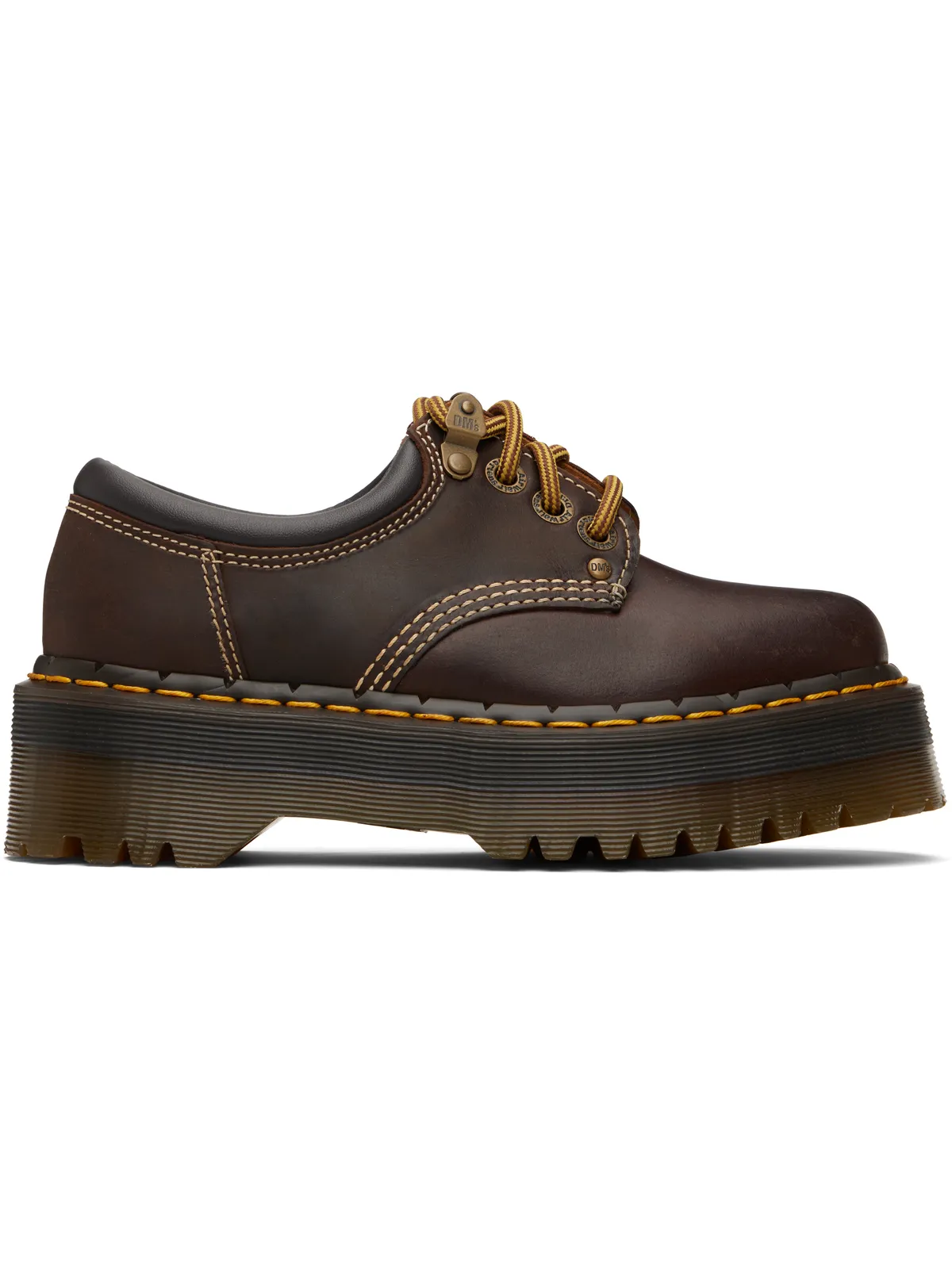 Dr. Martens 8053 Arc レザー プラットフォーム カジュアル ダービー - 画像1