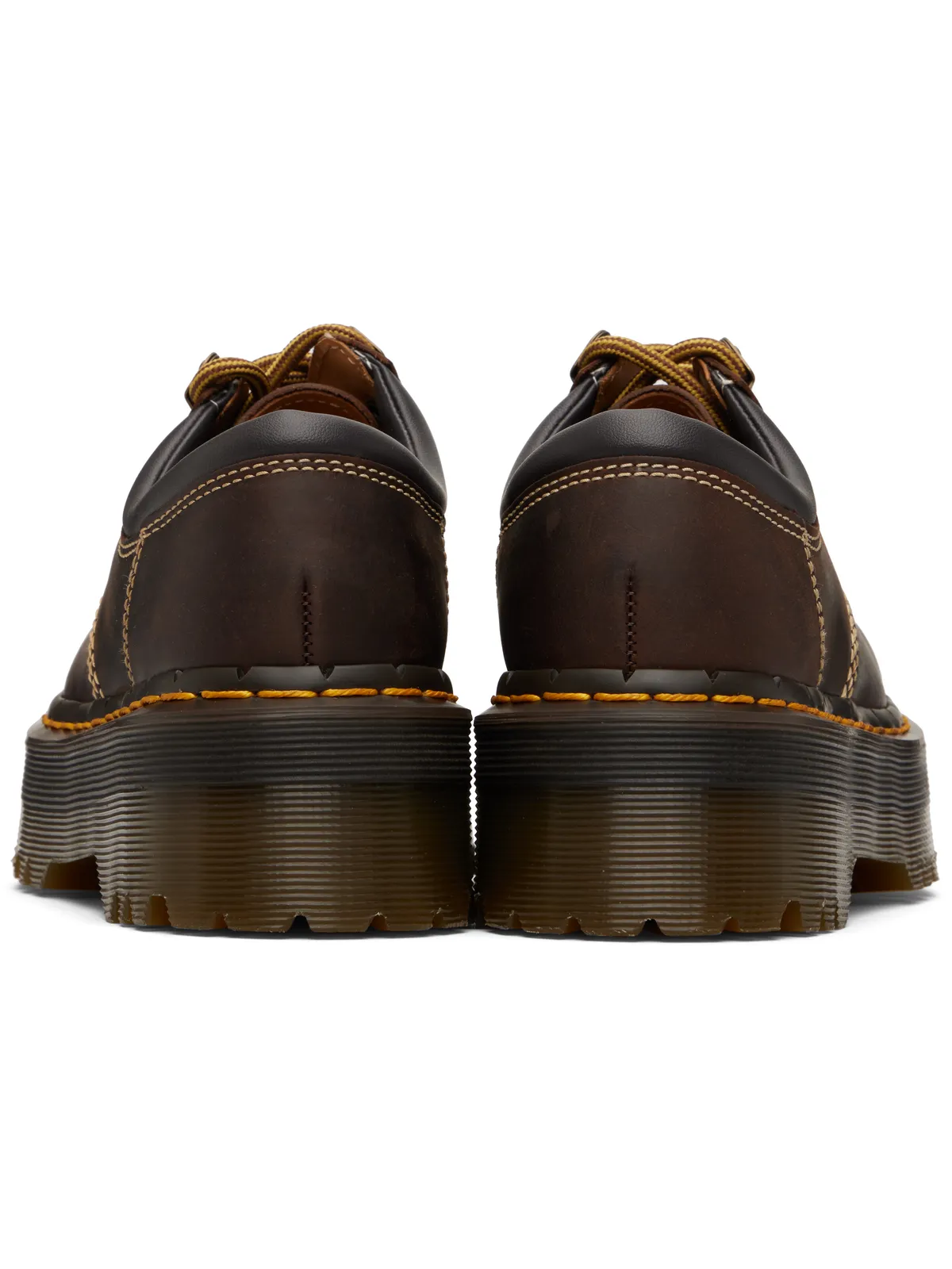 Dr. Martens 8053 Arc レザー プラットフォーム カジュアル ダービー - 画像2