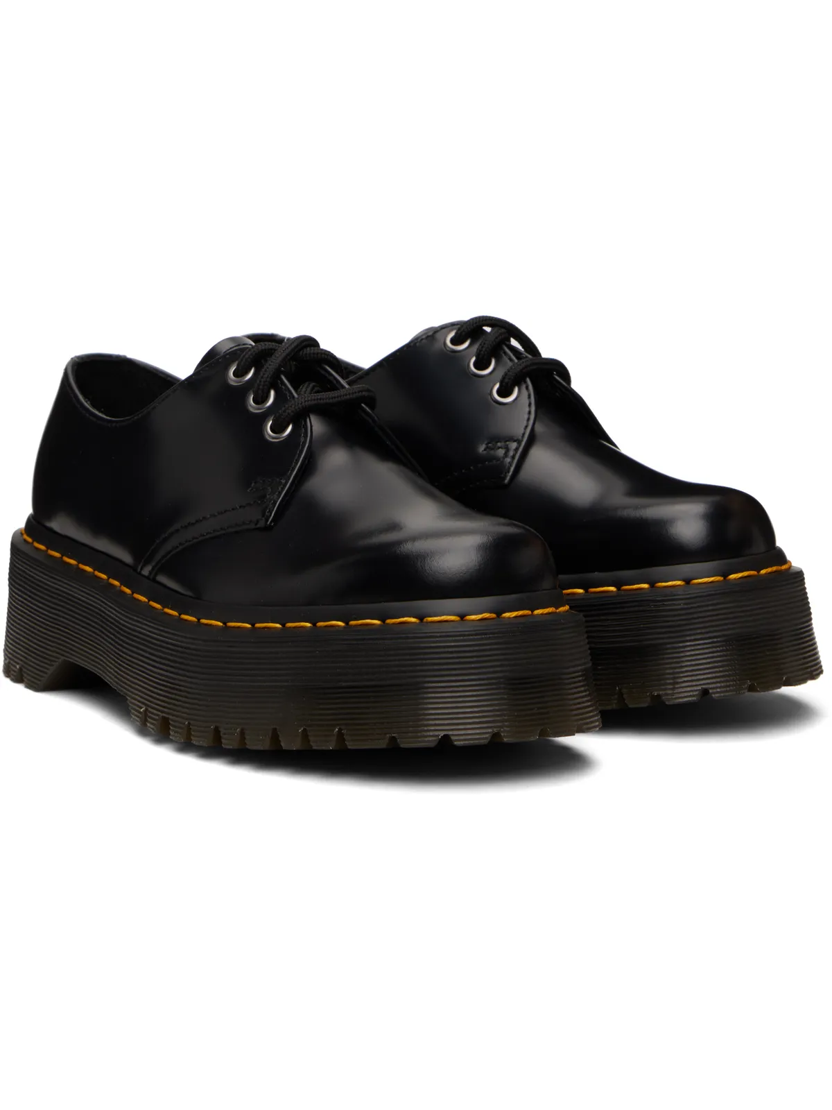 Dr. Martens 1461 スムースレザー プラットフォーム ダービー - 画像4