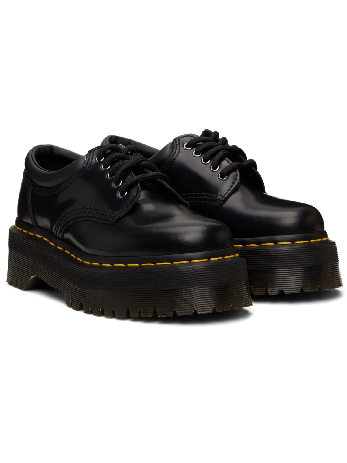 Dr. Martens 8053 Leather Platform Casual ダービー - 画像4