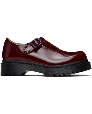 Dr. Martens Rejena Mary Jane Laquered レザー ローファー - サムネイル1