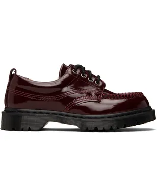 Dr. Martens Lowell Lacquered Leather モックトゥ ダービー - サムネイル1