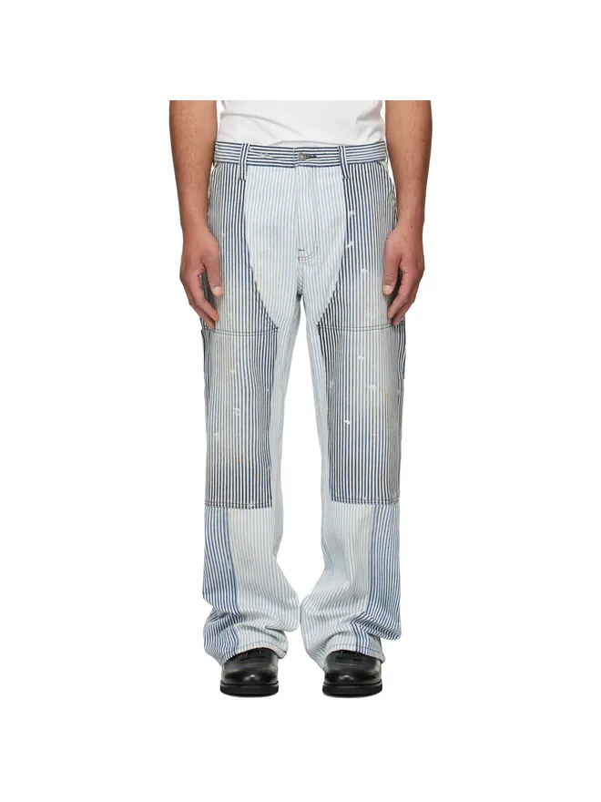 COÛT DE LA LIBERTÉ COÛT DE LA LIBERTÉ Max Hickory Stripe Union Work ジーンズの商品画像