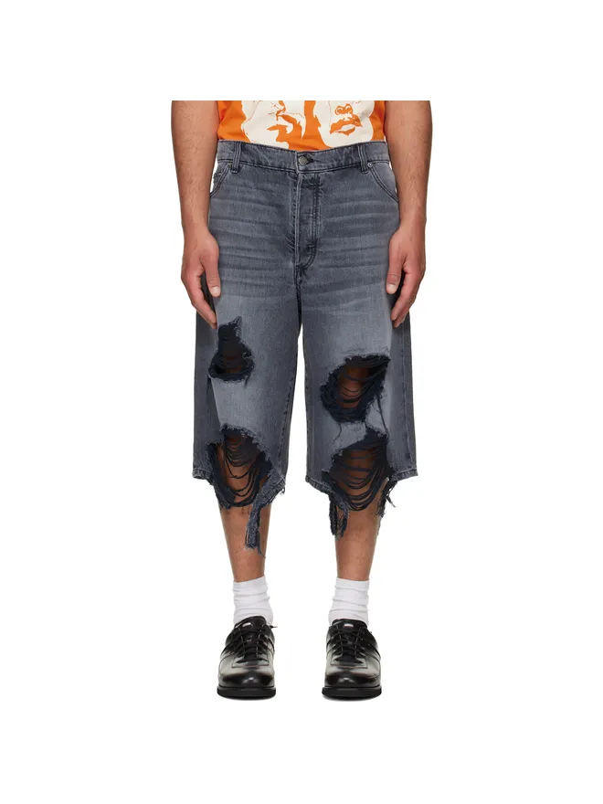 COÛT DE LA LIBERTÉ COÛT DE LA LIBERTÉ Zander Rigid Denim Baggy ショートパンツの商品画像