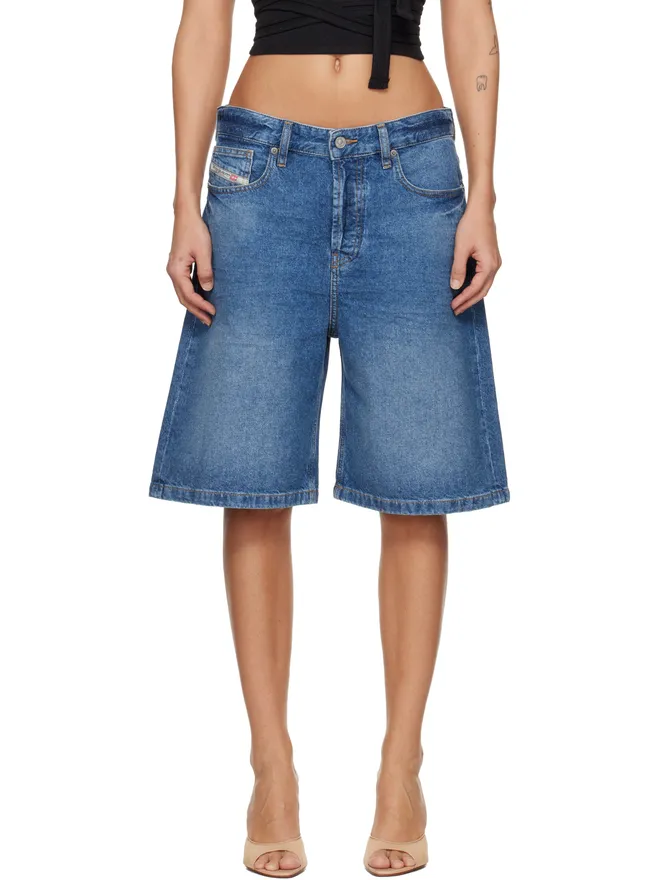 Diesel Diesel Clean-Washed デニムショートパンツの商品画像