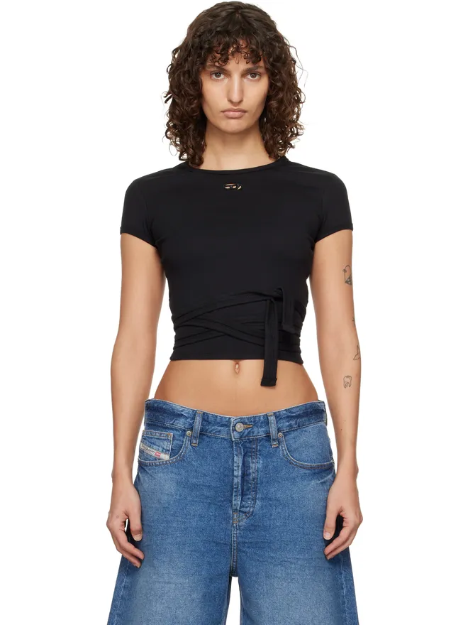 Diesel Diesel ラップアラウンド リブTシャツの商品画像