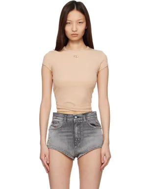 Diesel リブ ラップアラウンド レース Tシャツ - サムネイル1