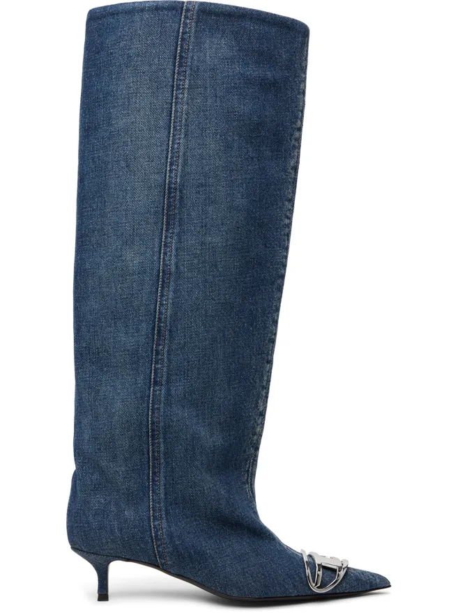 Diesel Diesel D-Venus Kb Slouchy デニム ロングブーツの商品画像
